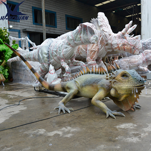 Natural Museum Park Mouvement mécanique réaliste Animal animatronique en taille réelle Modèle de <span class=keywords><strong>lézard</strong></span> à vendre - Product Image 1