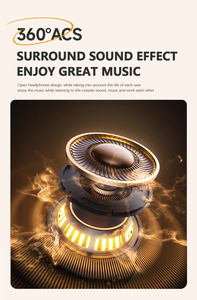 New C21Pro <strong>Bluetooth</strong> <strong>Earbuds</strong> OWS Ear Hanging Air Conduction 5.3 Comfort <strong>Earbuds</strong> Transparent Silicone <strong>Earbuds</strong> - Product Image 5