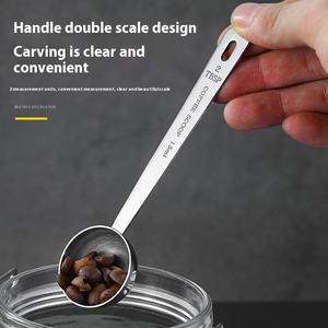 304 paslanmaz çelik kahve ölçüm kaşığı-hassas kahve dozajı dayanıklı paslanmaz mutfak ve pişirme çorba kaşığı kolay temiz - Product Image 4