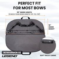 Accessoires de chasse multifonctions haute performance pour le tir à l'arc, sac pour arc à poulies, étui souple pour arc, organisateur de flèches