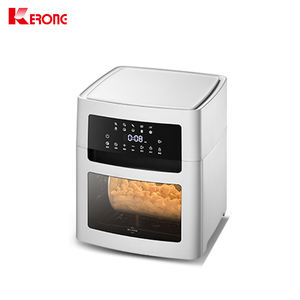 Freidora eléctrica multifunción de 15L, freidora de aire blanca de acero inoxidable para Cocina - Product Image 1