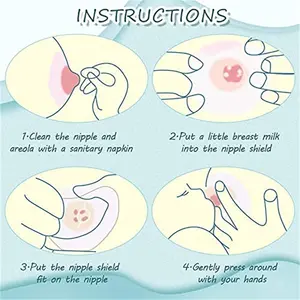 Extensor de pezones de silicona sin BPA, protector de pezón para madres que amamantan - Product Image 5