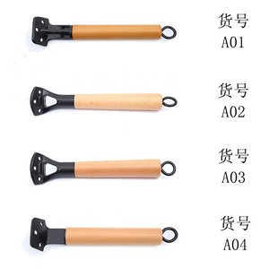Three Hole Pot <b>Handle</b> Beechwood Aluminum Universal For Stainless Steel Pots And Frying <b>Pans</b> Cookware Accessory Oven Safe - Product Image 3