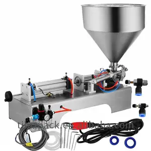 G1WG 100-1000ml Jam Filler Machine pneumatic paste filling machine for shampoo yogurt paste cosmetic cream honey