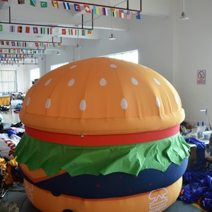 Modèle de hamburger gonflable géant personnalisé KeepFuns, hamburger gonflable en PVC pour la restauration rapide, la décoration d'événements et la publicité - Product Image 4