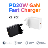 Chargeur mural USB C 20W PD, adaptateur de charge rapide, prise Type C, alimentation pour smartphone et tablette
