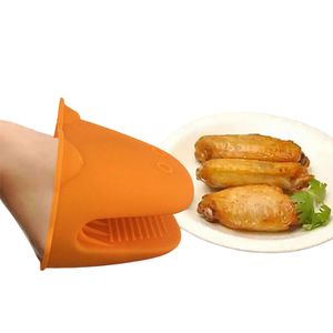 Guanti da forno personalizzati BPA-Free in <span class=keywords><strong>Silicone</strong></span> con graziosi guanti caldi con impugnatura a mano per forno a microonde e forno - Product Image 5