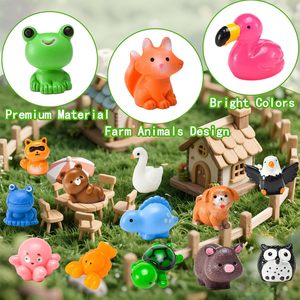50 Piezas de <span class=keywords><strong>Mini</strong></span> Figuras de Animales de Resina, Miniaturas de Animales <span class=keywords><strong>para</strong></span> <span class=keywords><strong>Fiestas</strong></span>, Accesorios <span class=keywords><strong>para</strong></span> Jardines, Manualidades <span class=keywords><strong>para</strong></span> Casas de Muñecas, Decoración - Product Image 6