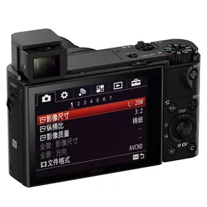 मूल दूसरे-हाथ का इस्तेमाल किया RX100 कार्ड कैमरा HD camcorder डिजिटल एसएलआर कैमरा के साथ चार्जर और बैटरी और कंधे का पट्टा