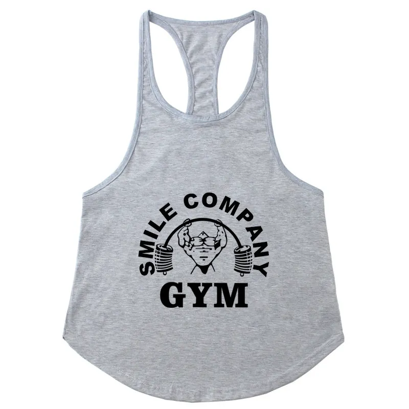 Großhandel Bodybuilding Stringer Tank Top Gym Stringer Männer Laufen Fitness studio Muskel Singulett 100 Baumwolle Mann Tank Top