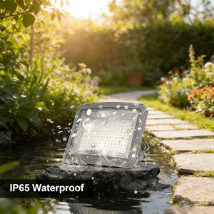 Lampe de travail LED solaire rechargeable 150W 15000LM 16000mAh Double panneaux Luminosité variable IP65 Étanche Lampe de sol portable - Product Image 4