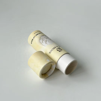 Emballage de Tube de papier cosmétique biodégradable 10g/12ml/0.3oz baume à lèvres pousser le papier de cire de Tube de cylindre de papier de carton à l'intérieur