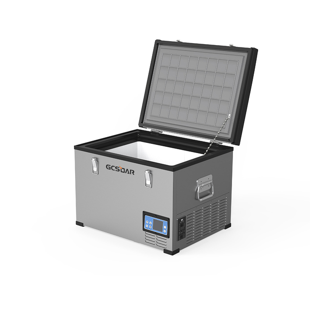 GCSOAR Smart Solar Portable Mini Refrigerator 60L PFT-CF60T Home & Car Use