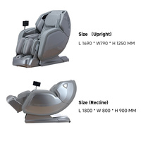 Fauteuil de massage grand format de luxe pour le corps entier, avec fonction d'étirement thaïlandais extra longue