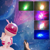 Projecteur d'étoiles Aurora Moon Sky Real Lamp Starry Smart Home Led Night Light Stars Galaxy Astronaut pour chambre à coucher