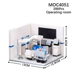 Blocchi da Costruzione Cinesi Serie Famiglia Città MOC Edifici Moderni Tema MOC4048 Modello Sala Giochi Stazione di Servizio - Product Image 5