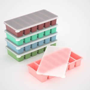 Molde Rectangular de Silicona Personalizado al por Mayor, con Seis Compartimentos, para Hacer Helados, Reutilizable, de Grado Alimenticio, Libre de BPA, DIY, Sostenible - Product Image 3