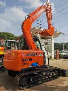 Mini pelle sur chenilles HITACHI ZX70 de 7 tonnes d'occasion de haute qualité ZX60 ZX55 ZX35 avec moteur central et vente ponctuelle de moteur - Product Image 2