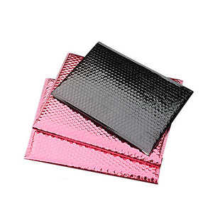 Venta al por mayor Polly Reciclado Negro Blanco Negro Púrpura Plata Rosa Marrón Rojo Azul Verde Púrpura Oro Blanco Rosa Oro Burbuja Mailer Bolsa - Product Image 3