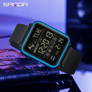 Reloj Deportivo Casual de Moda Sanda 6159 para Hombre, Reloj Digital LED Resistente al Agua, Reloj de Pulsera Electrónico Masculino con Precio de Mayoreo - Product Image 6
