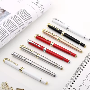Bolígrafos Personalizados 2026 OEM, Coloridos, con Logotipo Personalizado, para Estudiantes y Empresas, con Detalles en Oro y Plata, Recuerdo, Escritura, Boda, Bolígrafo de Metal - Product Image 1