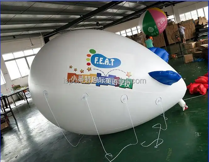 Publicidad al aire libre Globos de zepelín de helio inflables personalizados Modelos de dirigible RC dirigible de helio inflable