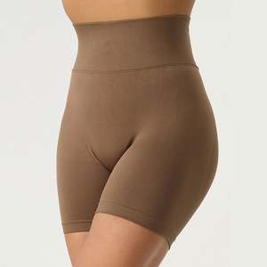 Calzamaglia Fitness da palestra 3 "senza cuciture per Lifting i pantaloncini per il culo con scricchiolatura a vita alta da allenamento - Product Image 3