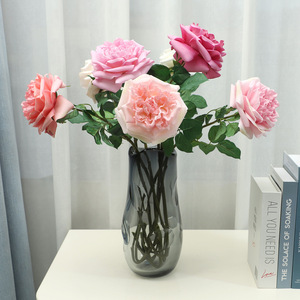Rose D-Spray Real Touch Austin, Accessori per Fotografia, Decorazioni per la Casa - Rose Artificiali a Stelo Singolo, Vendita all'Ingrosso - Product Image 1