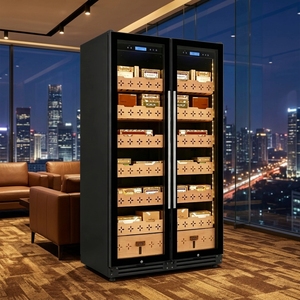 NE-171-12 Humidor Eléctrico de Doble Puerta con Humedad Constante para Añejar Cigarros, para Uso Comercial - Product Image 2