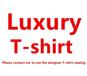 t shirt wanita pria penjualan Suppliers-Kaus Mewah Merek Wanita, Baju Katun Gg 100%, Kaus Desainer Baru Kualitas Tinggi