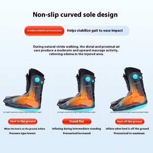 Botte orthopédique pneumatique gonflable avec frein à disque, certifiée CE Classe II, pour le soutien médical des pieds cassés ou entorses - Product Image 2