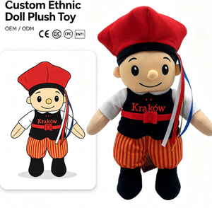 Esportatore di Giocattoli in <span class=keywords><strong>Peluche</strong></span> Personalizzati, Bambola Morbida del Ragazzo di Cracovia, Giocattolo per Bambini della Polonia, Vendita all'Ingrosso Globale OEM - Product Image 1