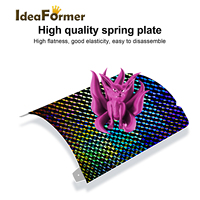 Accessoires d'imprimante 3D Ideaformer pour plaque de construction H1H avec revêtement 310*315mm, plateau chauffant avec/sans base magnétique, imprimante colorée d'occasion