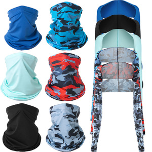Camouflage Ice Silk Scarf Shawl Upf 50 Breathable Outdoor Sun Protection Unisex Face Mask For Fishing Cycling Mountaineering - Product Image 4