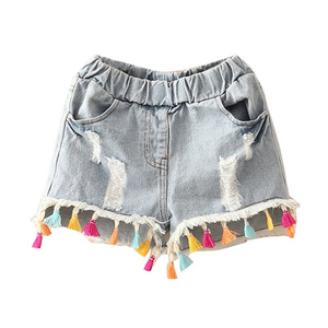 Envío Directo, Pantalones Cortos de Mezclilla para Niñas, Diseño Japonés y Coreano, Última Moda, Bonitos y Modernos - Product Image 1