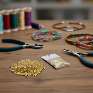 Perline in metallo ILAN 3mm placcate oro con foro piccolo per la creazione di gioielli - Product Image 3