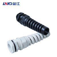 IP68 M/PG/G fileté Type fendu Anti-flexion Nylon basse tension noir-40-105C joint de câble de connecteur de presse-étoupe étanche