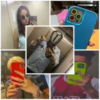 Film protecteur d'objectif en céramique lumineux pour iPhone 14 13 12 11 Pro Max Plus, anneau de protection en verre trempé, couverture lumineuse