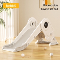 Glissade pour enfants de style OVNI, prix d'usine en gros, glissade intérieure pour tout-petits, glissade en plastique HDPE pour enfants, certifiée CE CPC