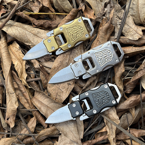 Đen bạc vàng dễ dàng mang theo dập nổi xử lý lưỡi nhỏ cắm trại ngoài trời Túi Giáng sinh kỳ nghỉ Nguồn cung cấp emhtiii dao - Product Image 3