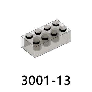 100g/Sacchetto N.3001 Mattoncini 2X4 in 4 <span class=keywords><strong>Colori</strong></span> Diversi, Blocchi da Costruzione in Plastica, Giocattoli Regalo per Bambini - Product Image 4
