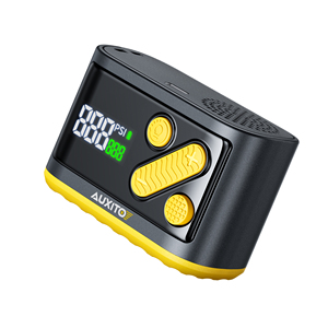 ปั๊มลมจักรยานไร้สาย AUXITO A101 ขนาดเล็ก 120 PSI เครื่องสูบลมยางไฟฟ้าพร้อมเกจวัดแรงดัน ใช้ได้กับวาล์ว Presta และ Schrader สูบลมเร็ว - Product Image 2