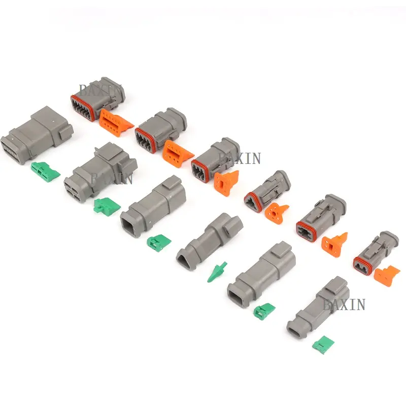 DT06-2S-E008 Deutsch DT E008 series DT male and female connectors with shrinking tail