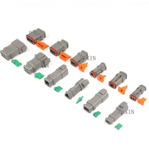 Küçülen kuyruk ile DT06-2S-E008 Deutsch DT E008 serisi DT erkek ve dişi konektörler