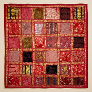 Jeté de tapisserie Kuch Broderie Banjara Folk Tribal - Product Image 1