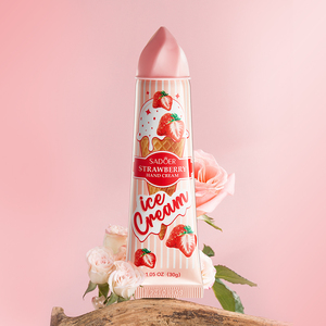 OEM SADOER Etiqueta Privada fruta natural suave nutritiva productos para el cuidado de la piel fresa brillo calmante crema de manos blanqueadora - Product Image 5