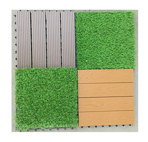 Gazon synthétique moderne durable imperméable à l'eau brossé à emboîtement 300*300mm <span class=keywords><strong>Tapis</strong></span> de gazon pelouse - Product Image 6