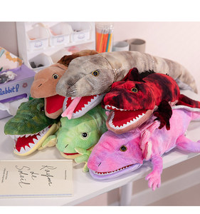 Simulación personalizada por lotes de serpientes de animales terrestres anfibios de 50 centímetros-Marionetas de mano de felpa como regalos creativos - Product Image 3