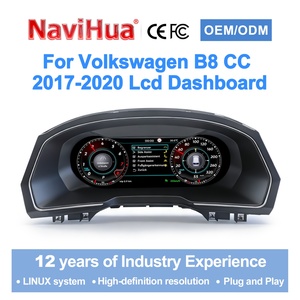 Navihua <b>for</b> Volkswagen Passat B8 CC 2017-2020 <b>Digital</b> Instrument Cluster LCD Linux Virtual Cockpit <b>Speedometer</b> - Product Image 1