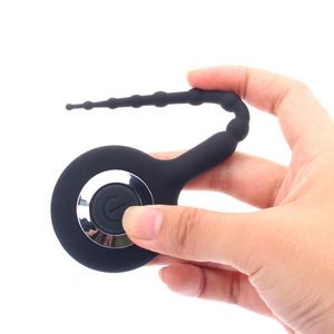 Masturbateur pour homme Sextoys érotiques Entraîneur durable Pénis Plug urétral Vibrateur Dilatateurs de l'urètre Masseur sonore de la prostate Butt Plug - Product Image 3